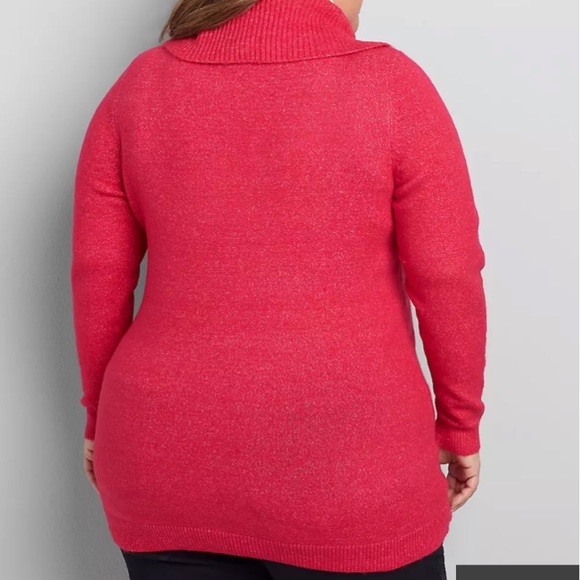 Cowl-Neck Tunic Sweater - Picture 2 of 3